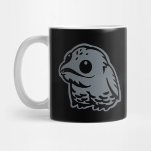 Urutau, cute and weird bird. Stylized art for Common potoo lovers Mug